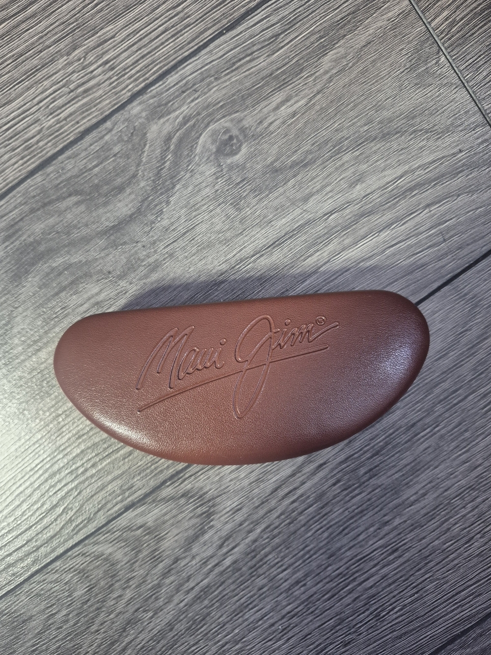 Vintage Maui Jim Sunglasses Case ONLY - Brown - Clamshell Style!